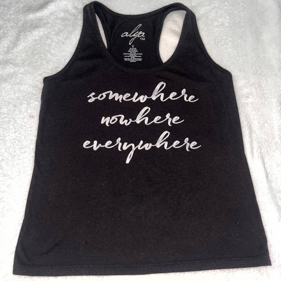 Alya Women’s “Somewhere Nowhere Everywhere”  Tank - Picture 1 of 4